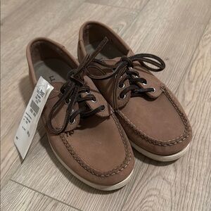 Men's Brown Leather Boat Shoes